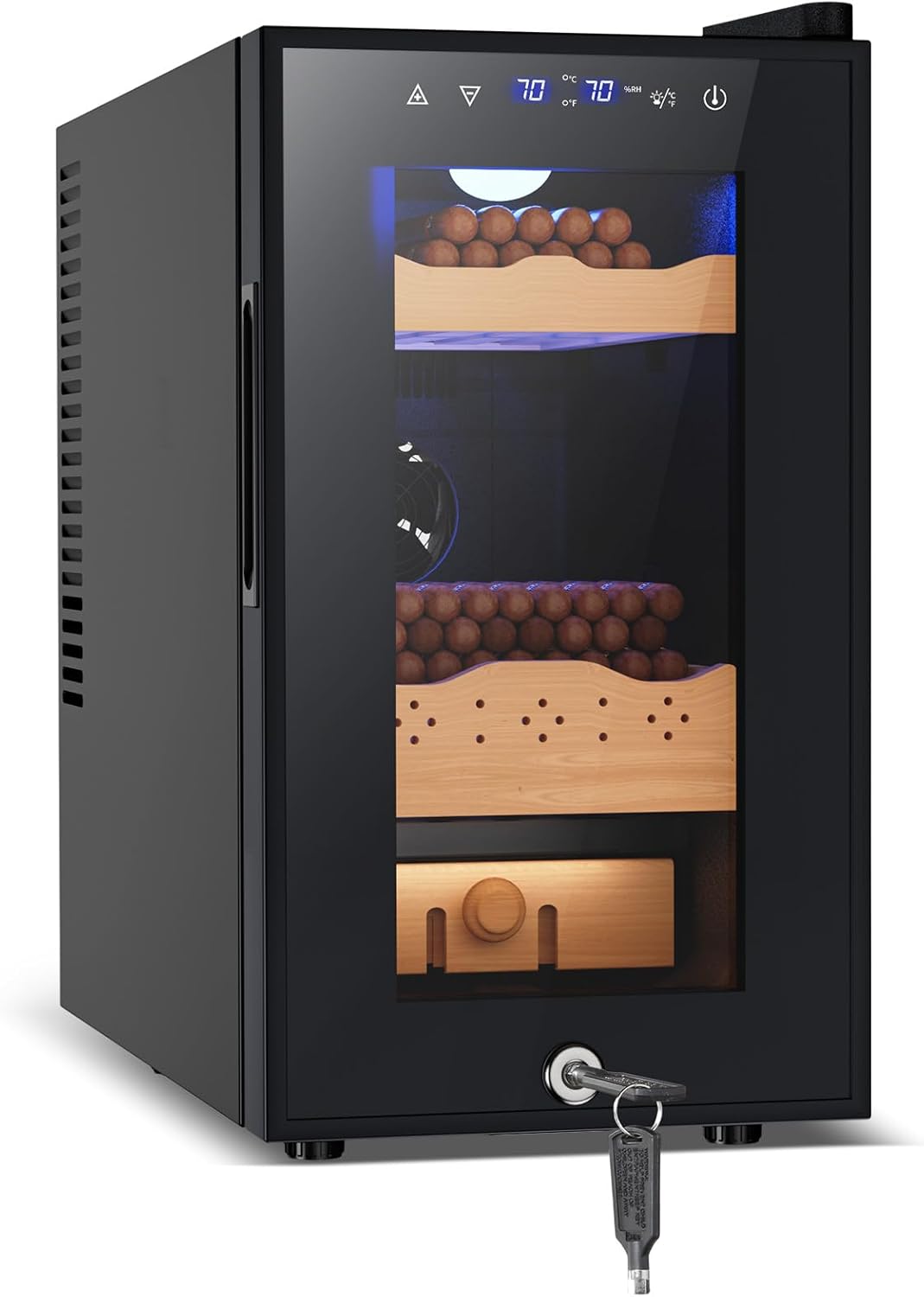 Tylza 24 Inch Wine and Beverage Refrigerator, Dual Zone Wine Beverage Cooler 24" with French Door, Under Counter Wine Beer Fridge Built-In or Freestanding, Holds 20 Bottles and 88 Cans, Black