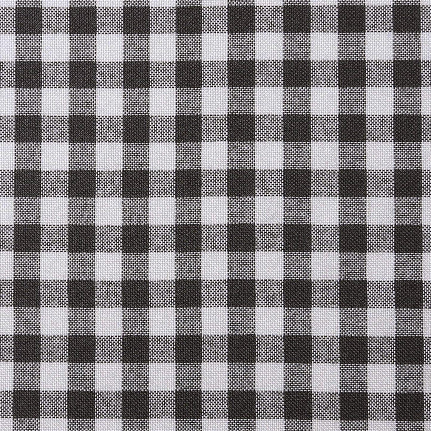 No. 918 Parkham Farmhouse Plaid Semi-Sheer Rod Pocket Kitchen Curtain Valance and Tiers Set, 54" x 24", Black/White
